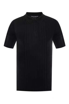 Ribbed polo shirt, zdjęcie 1 Ribbed polo shirt od Dolce & Gabbana